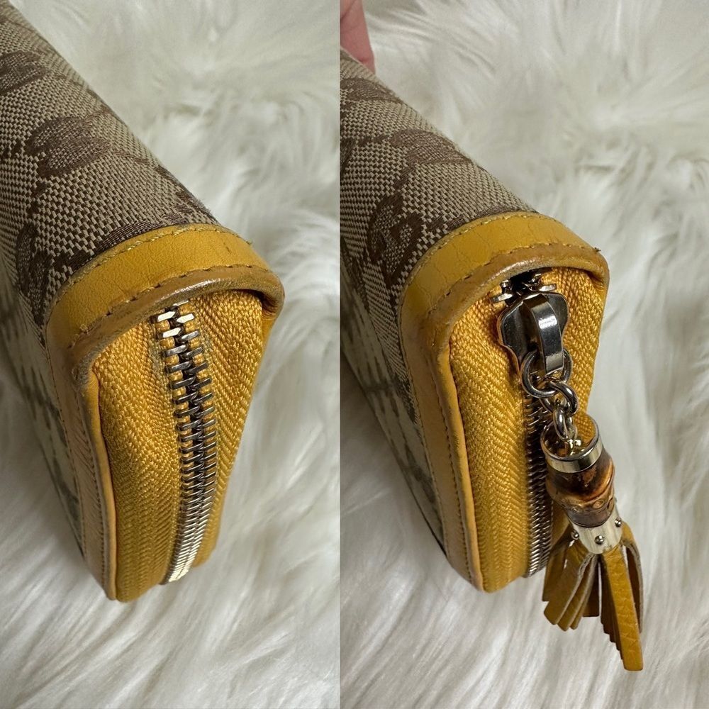 💯Authentic Gucci Zipped Long Wallet🍀 - Picture 7 of 16